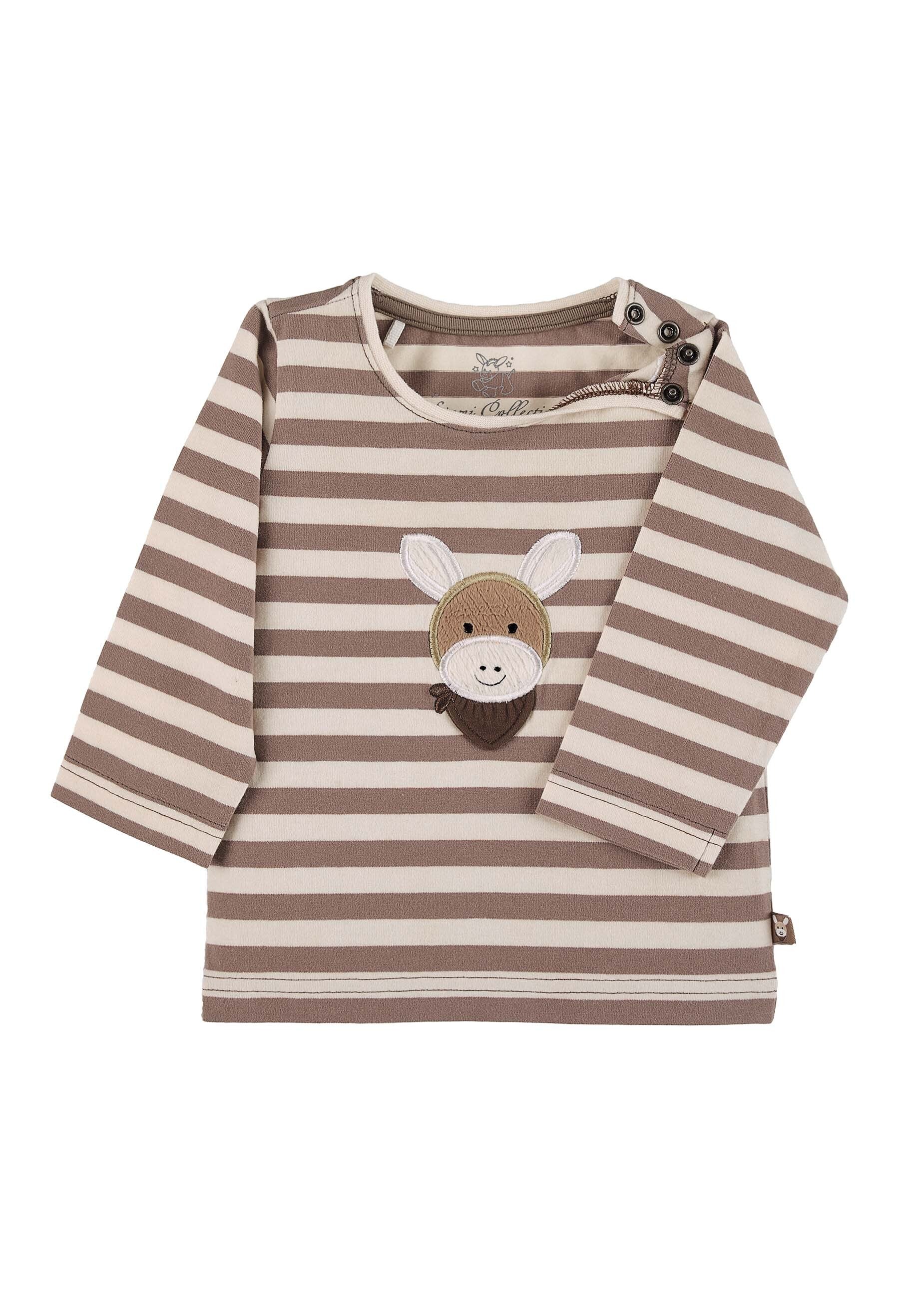 GOTS Set Langarm-Shirt u. Hose Esel Emmi, Jersey