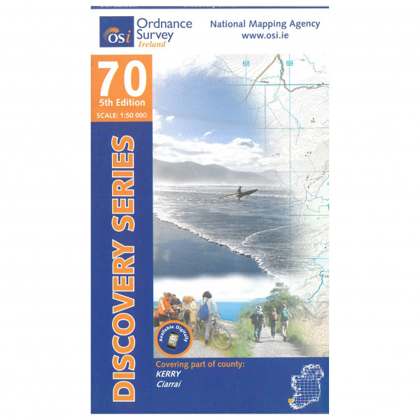 Ordnance Survey Ireland - Kerry (Dingle) - Wanderkarte
