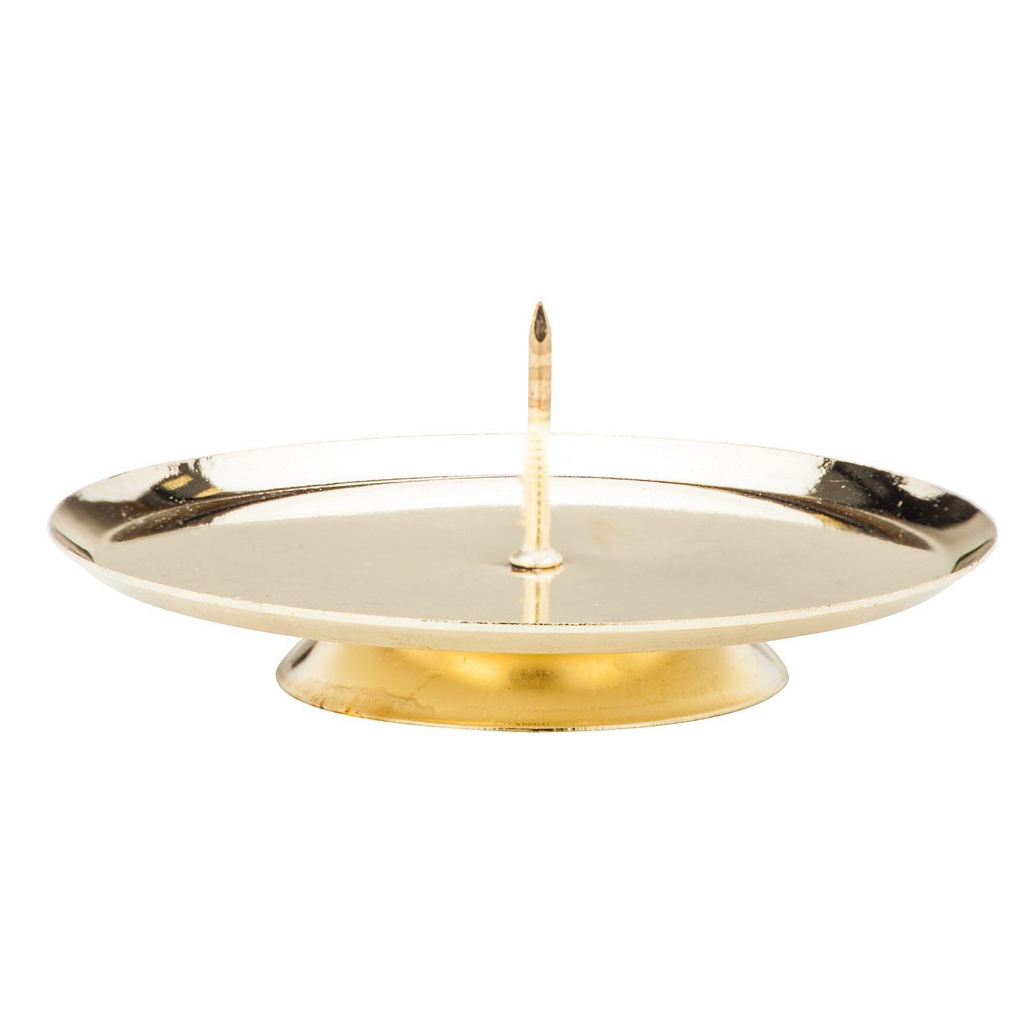 Kerzenhalter zum Stellen, gold, 7,5 cm Ø, 4 Stück