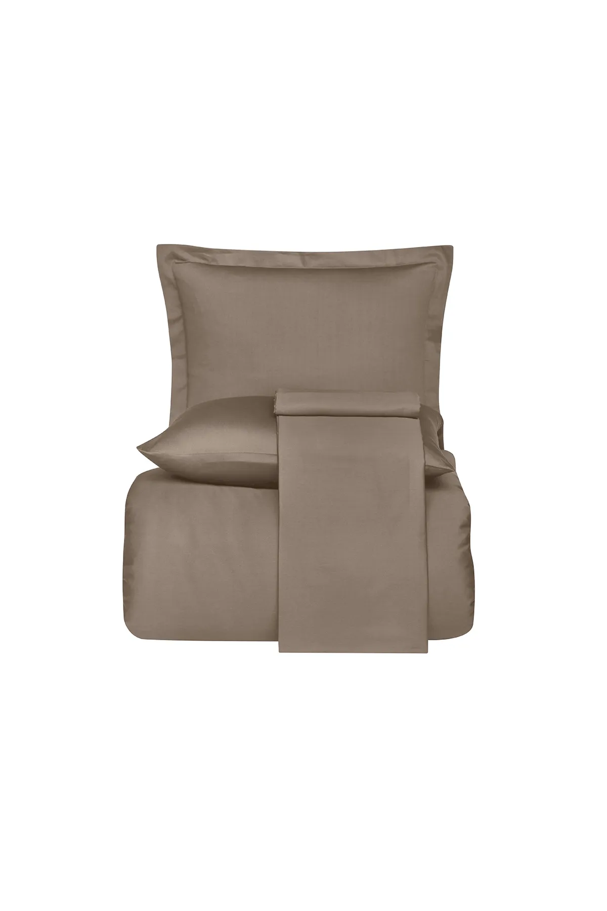 Karna Home  Klassisches Doppel-Bettbezug-Set aus Baumwollsatin
