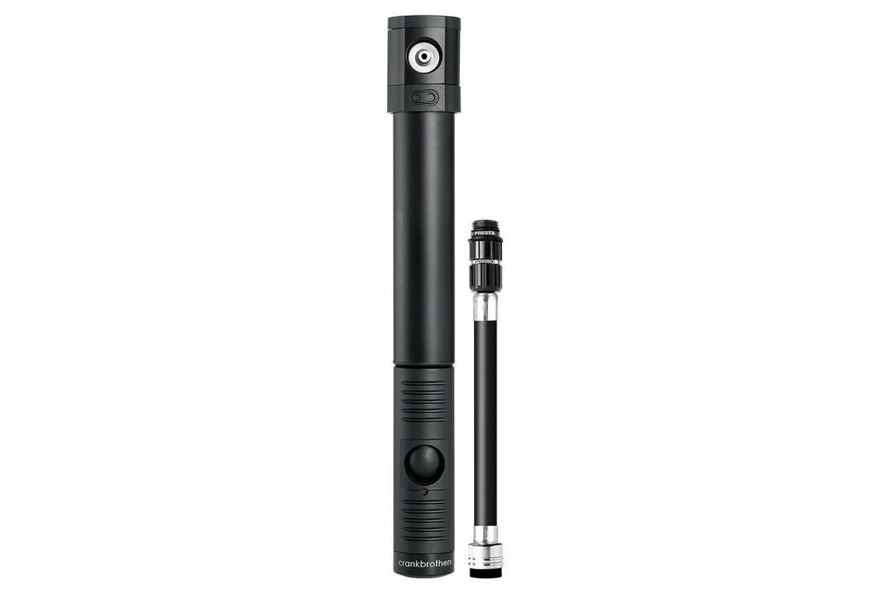 Crankbrothers Klic HV Handpumpe, inkl. Rahmenhalter, Midnight Edition