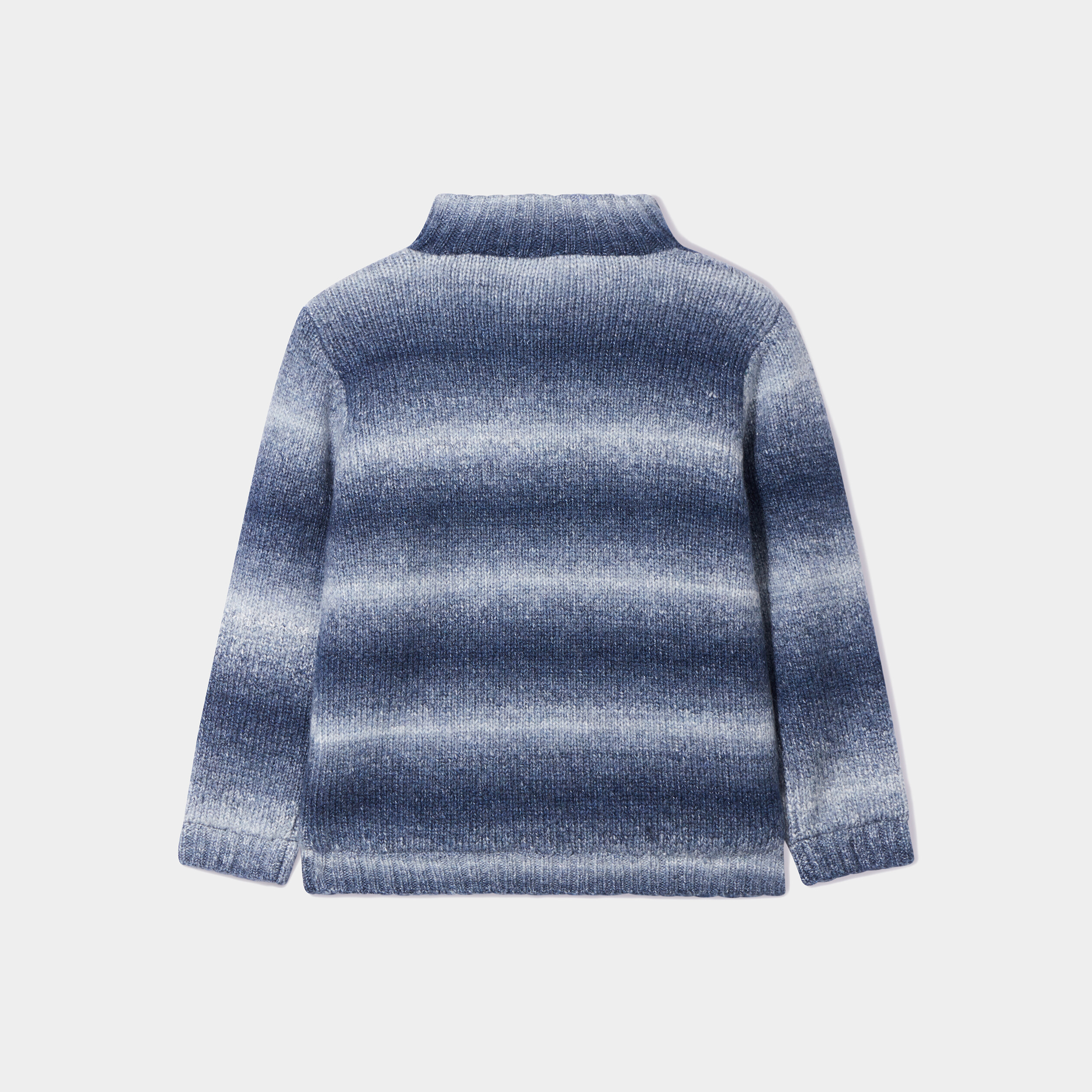 Gilet zippé col camionneur Creeks bleu gris garçon | La Halle