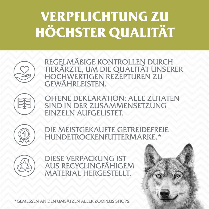 Wolf of Wilderness Adult 'Green Fields' - Lamm