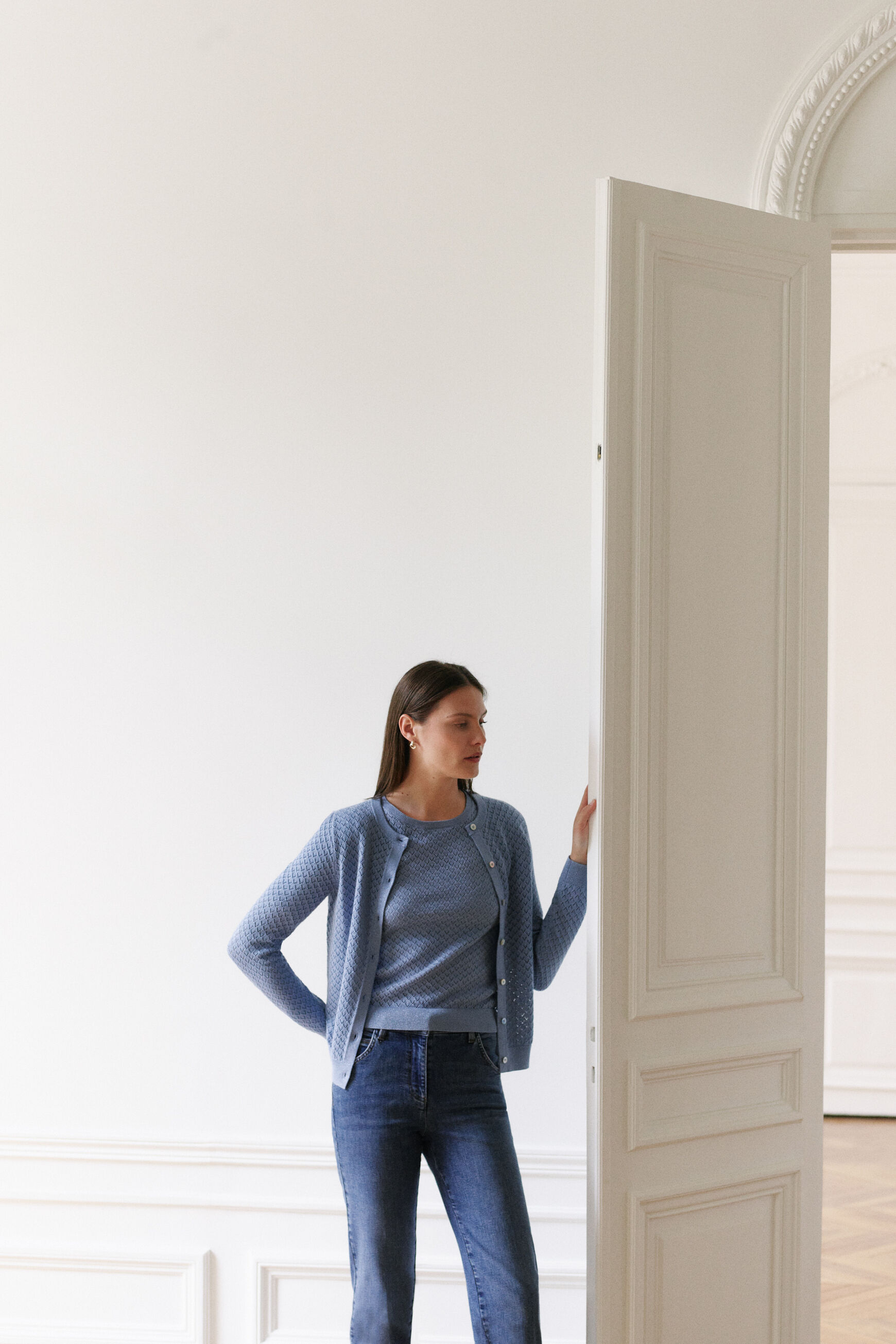 pull rosalia denim stone femme