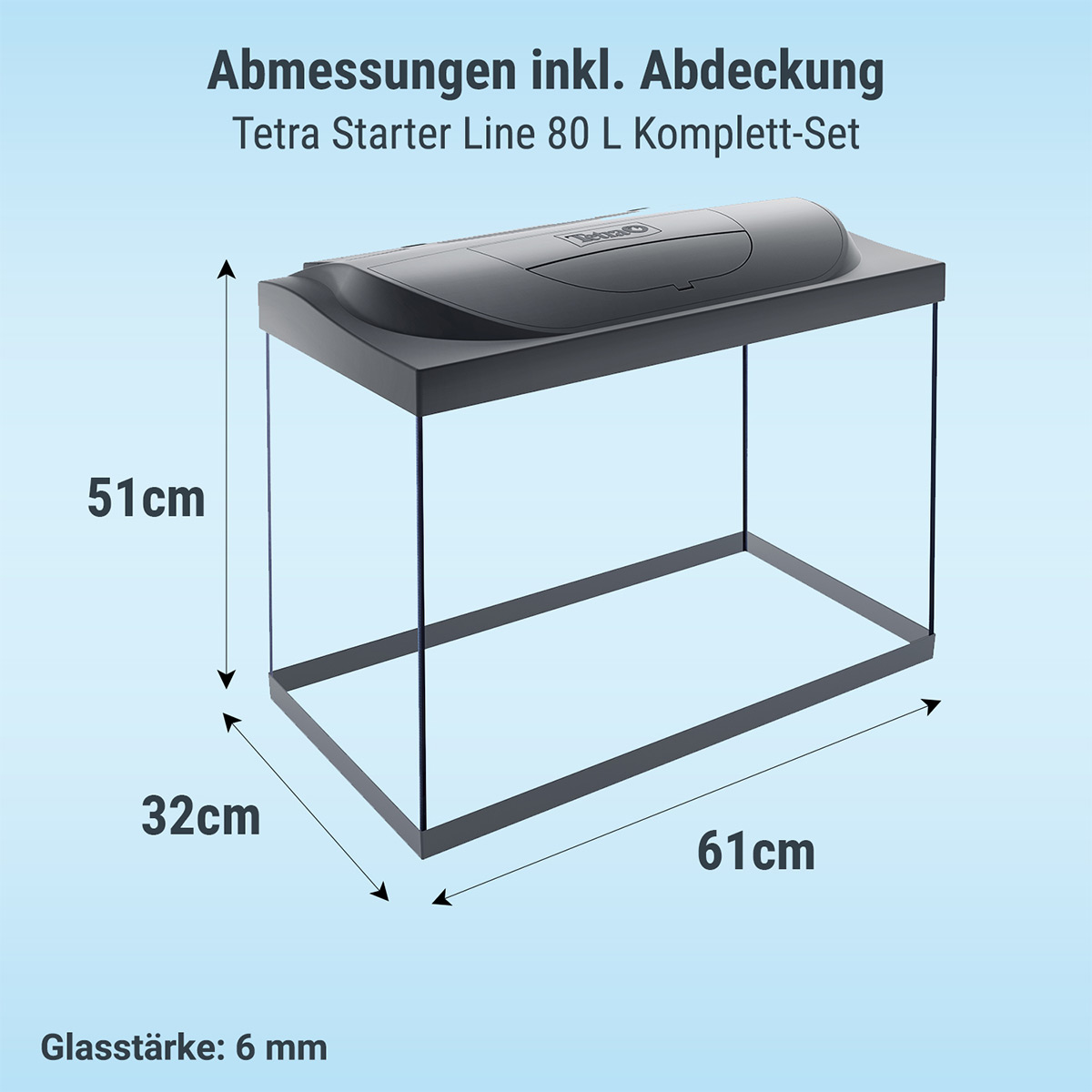 Tetra Starter Line LED Aquarium 80L günstig kaufen