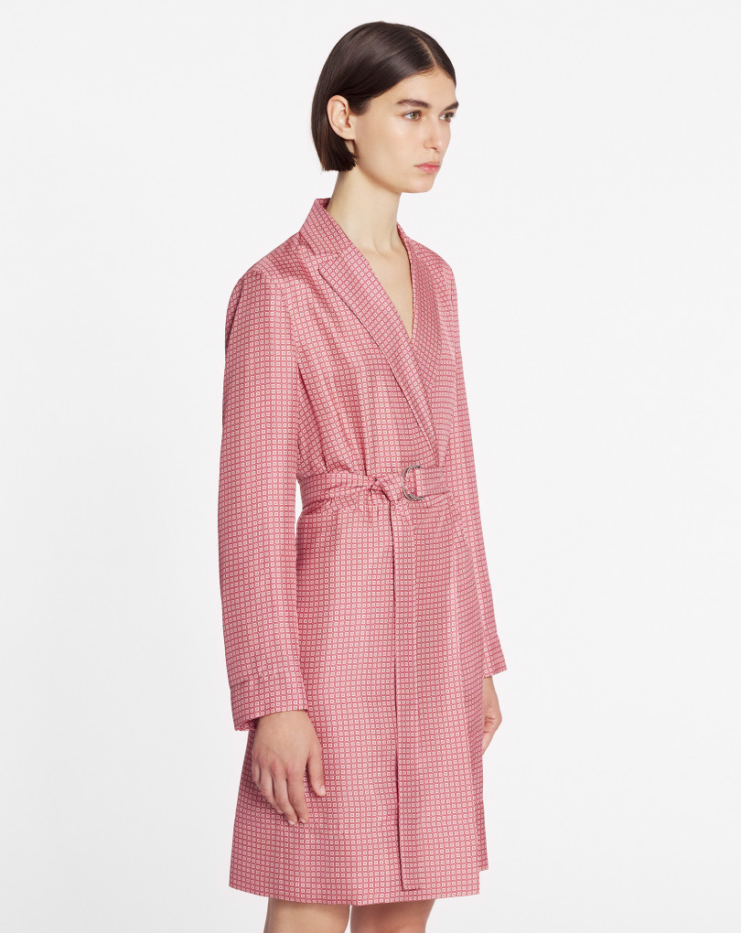 ROBE MIDI PORTEFEUILLE IMPRIMEE
