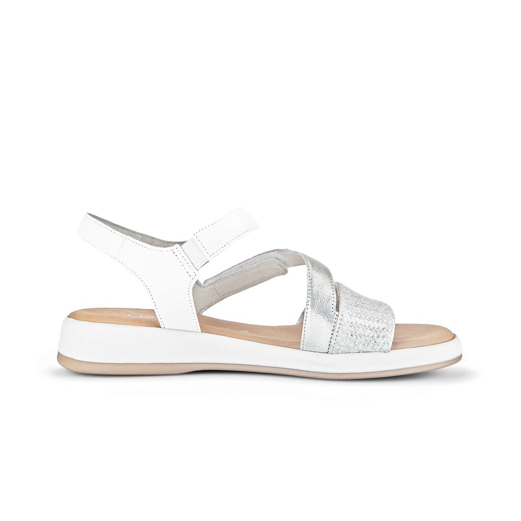 Gabor comfort Riemchensandale silber