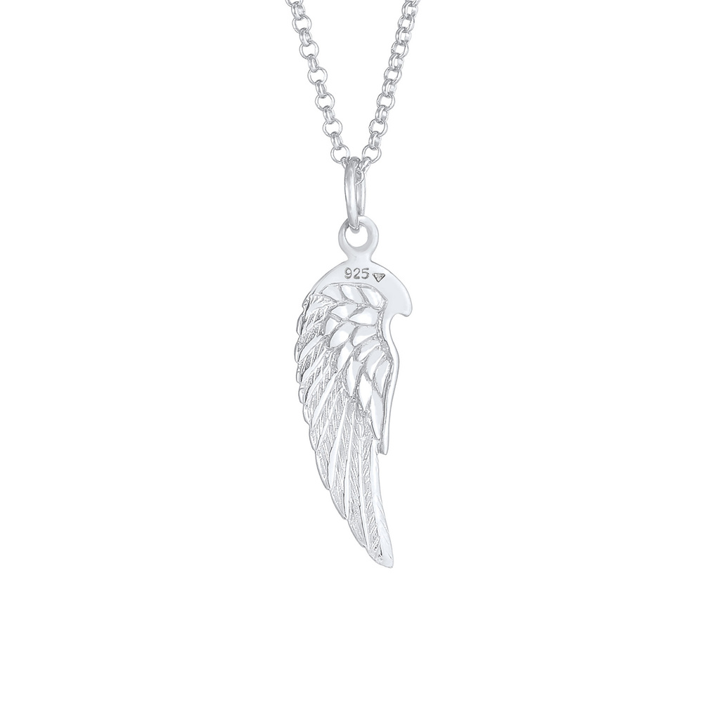 KUZZOI KUZZOI Collier Paulo Fanello collier d'aile rock oxyde cool 925 argent collier