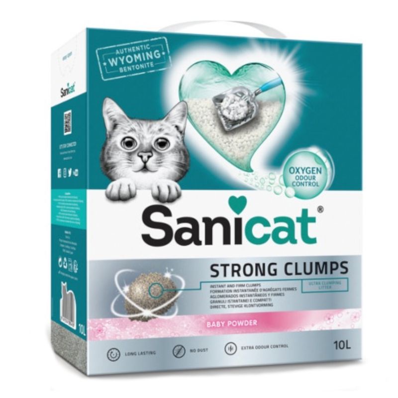 Sanicat Strong Clumps Klumpende Katzenstreu zu TOP-Preisen