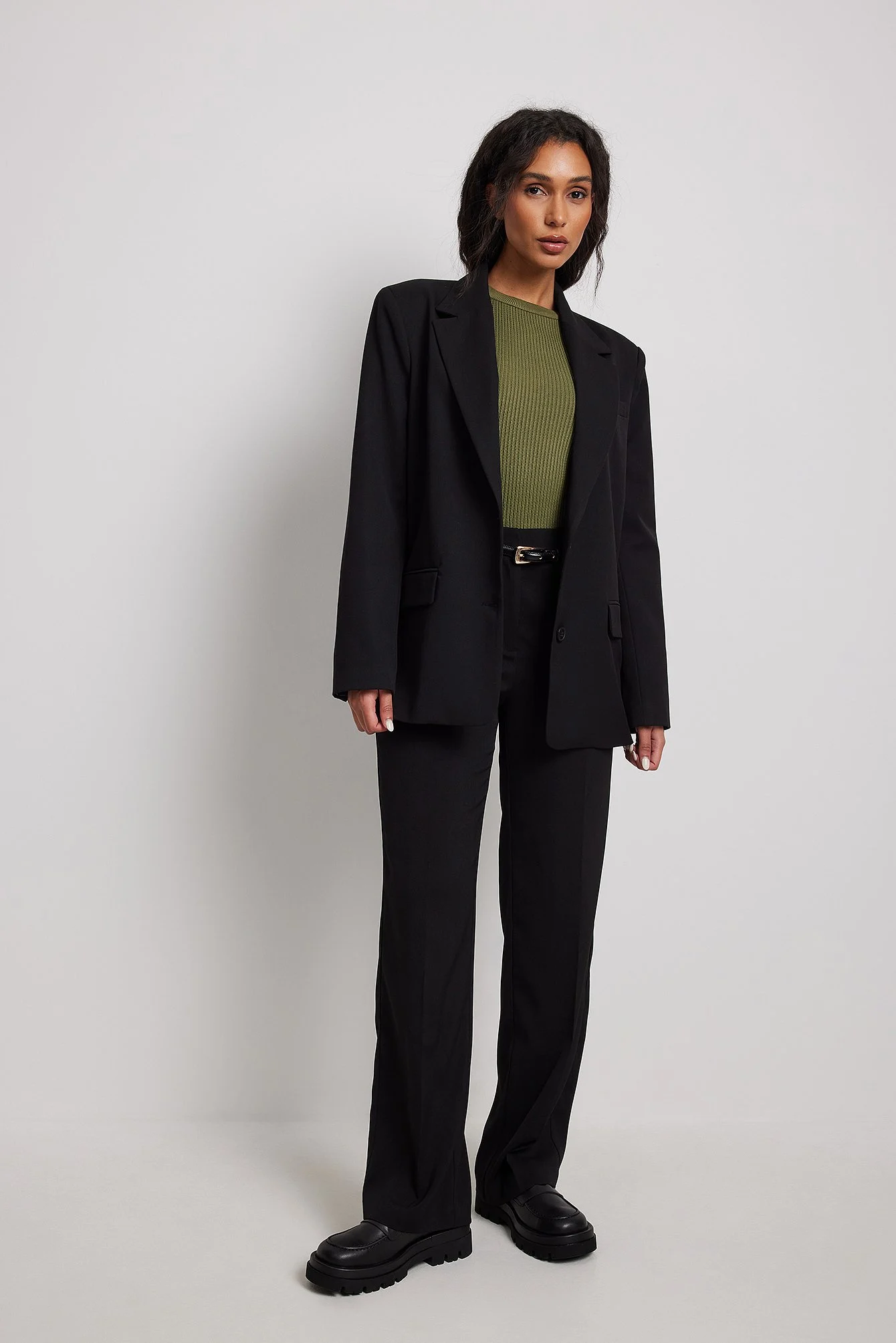 Gerippter Pullover