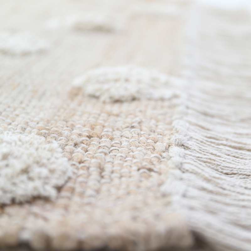 Tapis jute & coton 100x150cm NOP