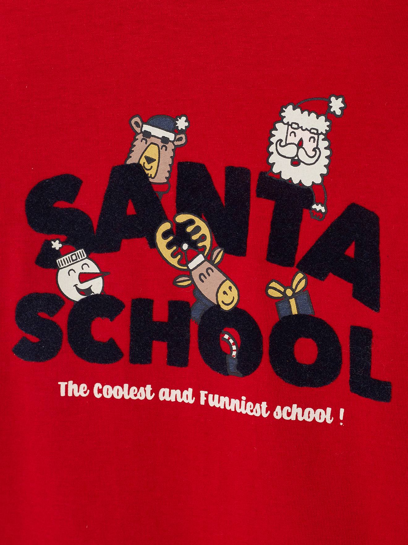 T-shirt de noël motif ludique 