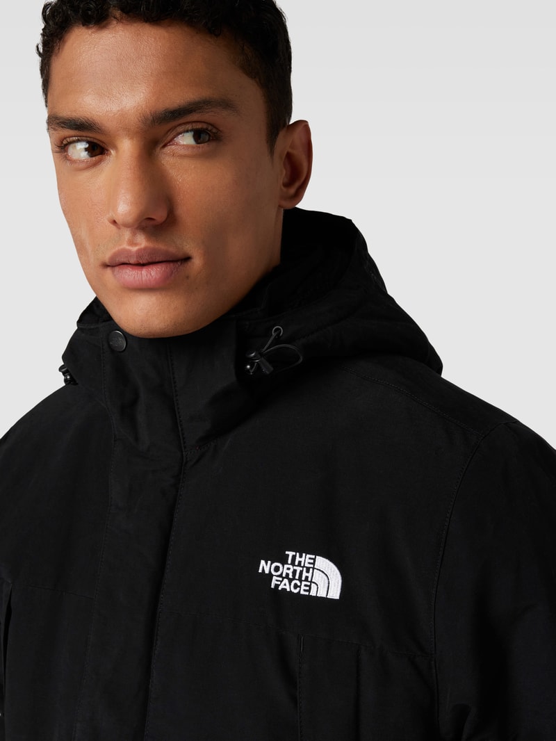 Parka mit Label-Stitching Modell 'KATAVI' in schwarz