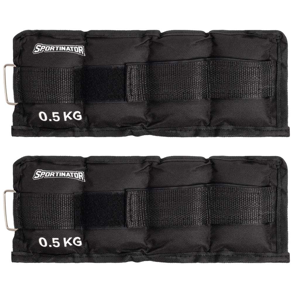 SPORTINATOR Arm- & Bein-Gewichtsmanschetten 0,5 kg 2 Stück