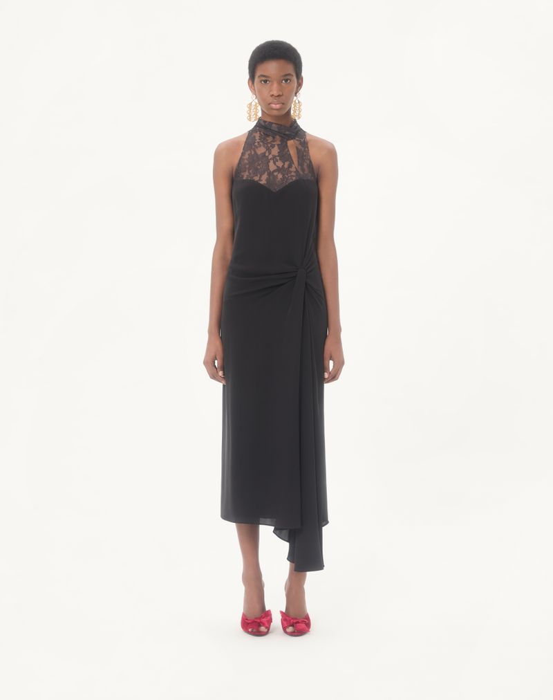 Georgette Midi-kjole