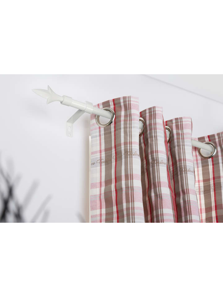 Lichtblick Ausziehbare Gardinenstange in Weiß günstig kaufen 130-240 cm