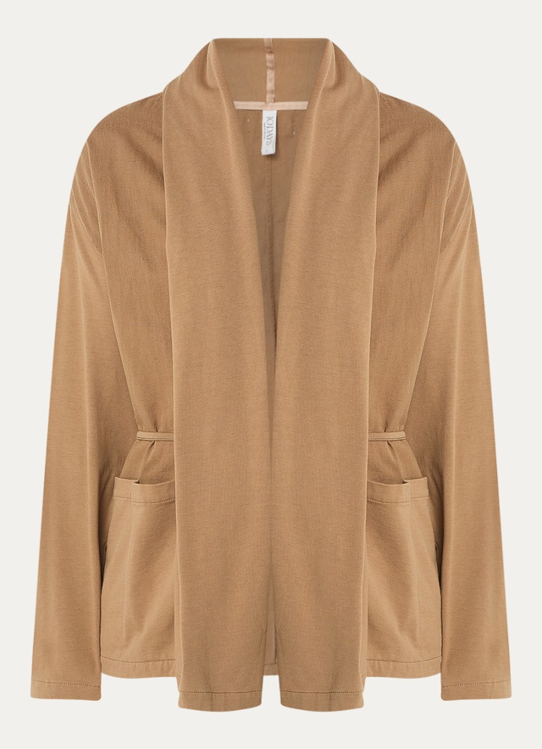 Cardigan aperto 10DAYS in misto lino con cintura da annodare