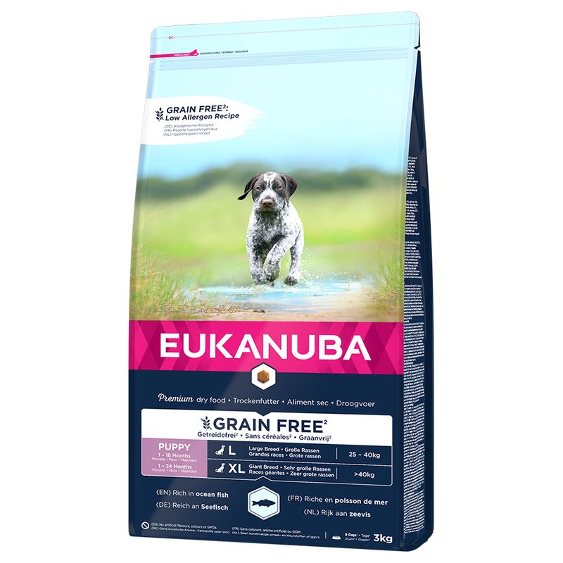 Eukanuba Grain Free Puppy Large Breed Lachs