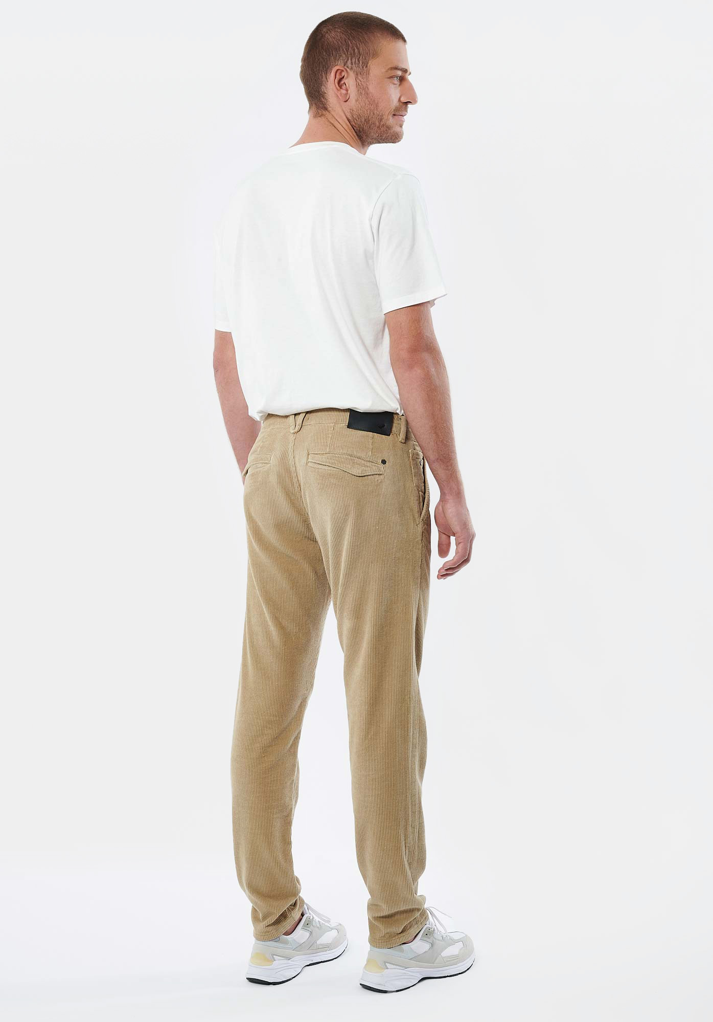 IRWIX  Jean slim relaxed beige homme