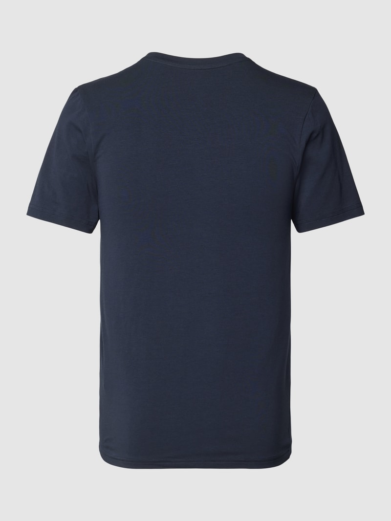 T-Shirt im 2er-Pack Modell 'ESSENTIALS' in dunkelblau