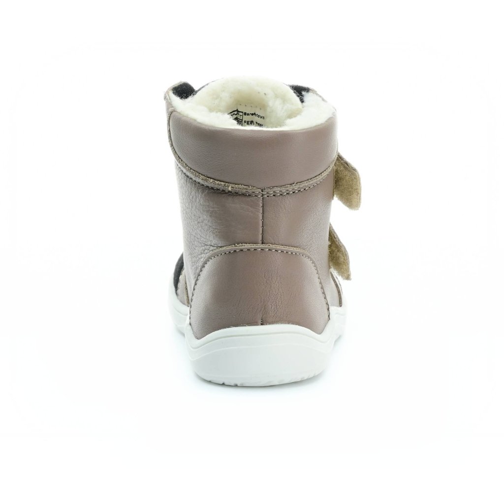 Baby Bare Febo Winter Acaico (mit Membran/Asfaltico) hellbraune Barfußstiefeletten