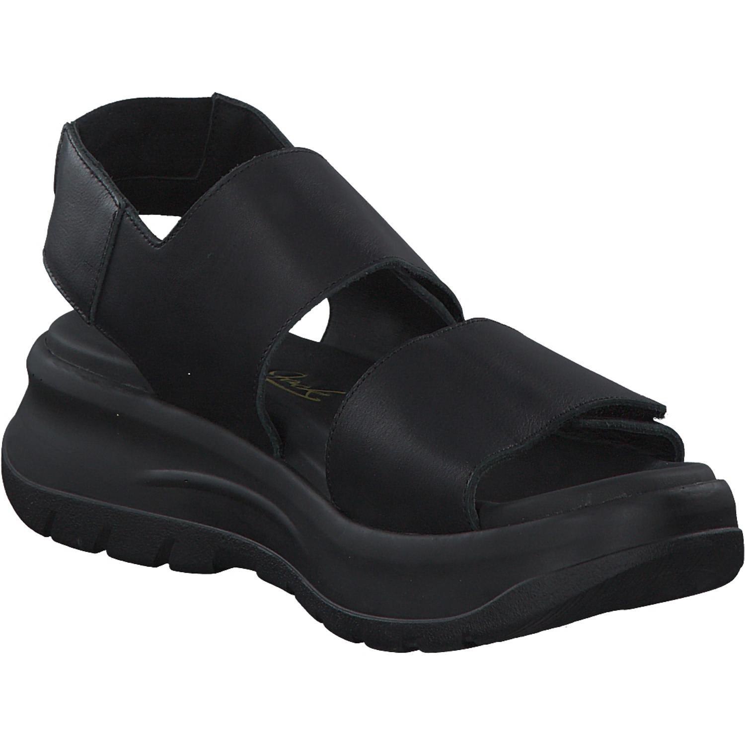 Panama Jack Noah B, Keilsandaletten, Damen, Schwarz