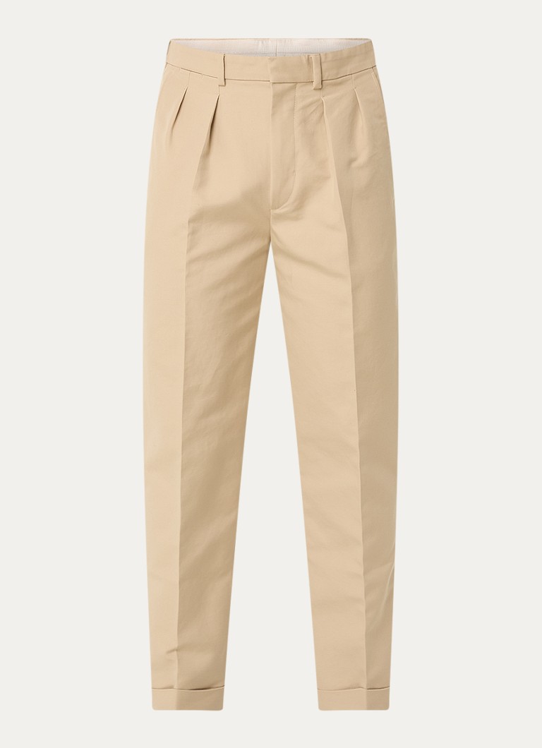 Tom Ford - Satorial - Pantaloni slim fit cu detalii plisate