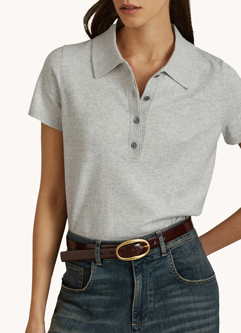 Reiss Polly polo with melange design