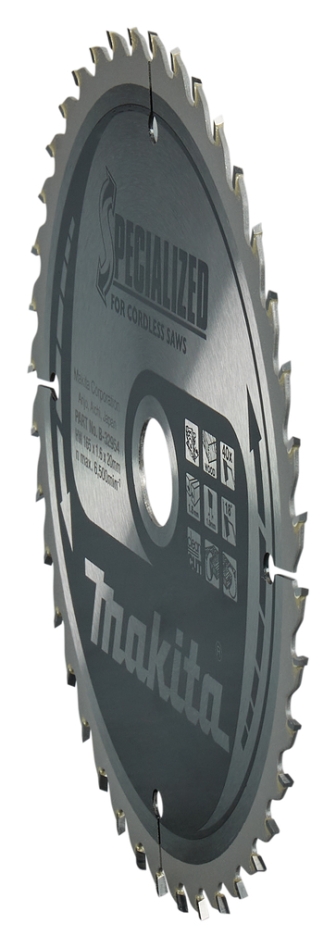 Makita Tilbehør B-32954 Træsavklinge Specialiseret 165x20x1.6 40T 18G