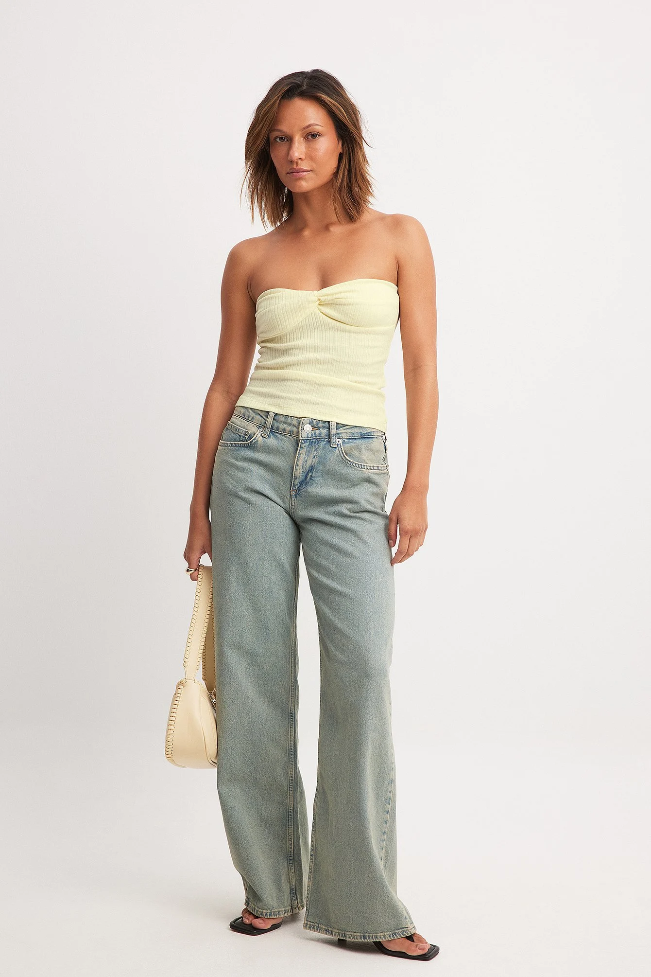 Tube-Top mit verdrehter Front