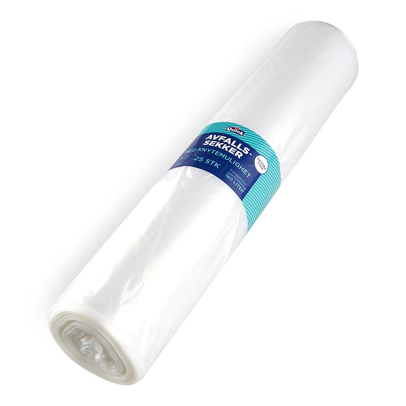 Quick Avfallssekk 25-pk 160 l tykk