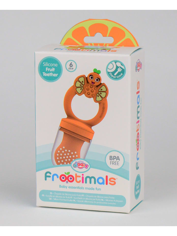 Kids Licesing Fruchtsauger Schnuller Frootimals Orangiefly in Orange günstig kaufen 12,5