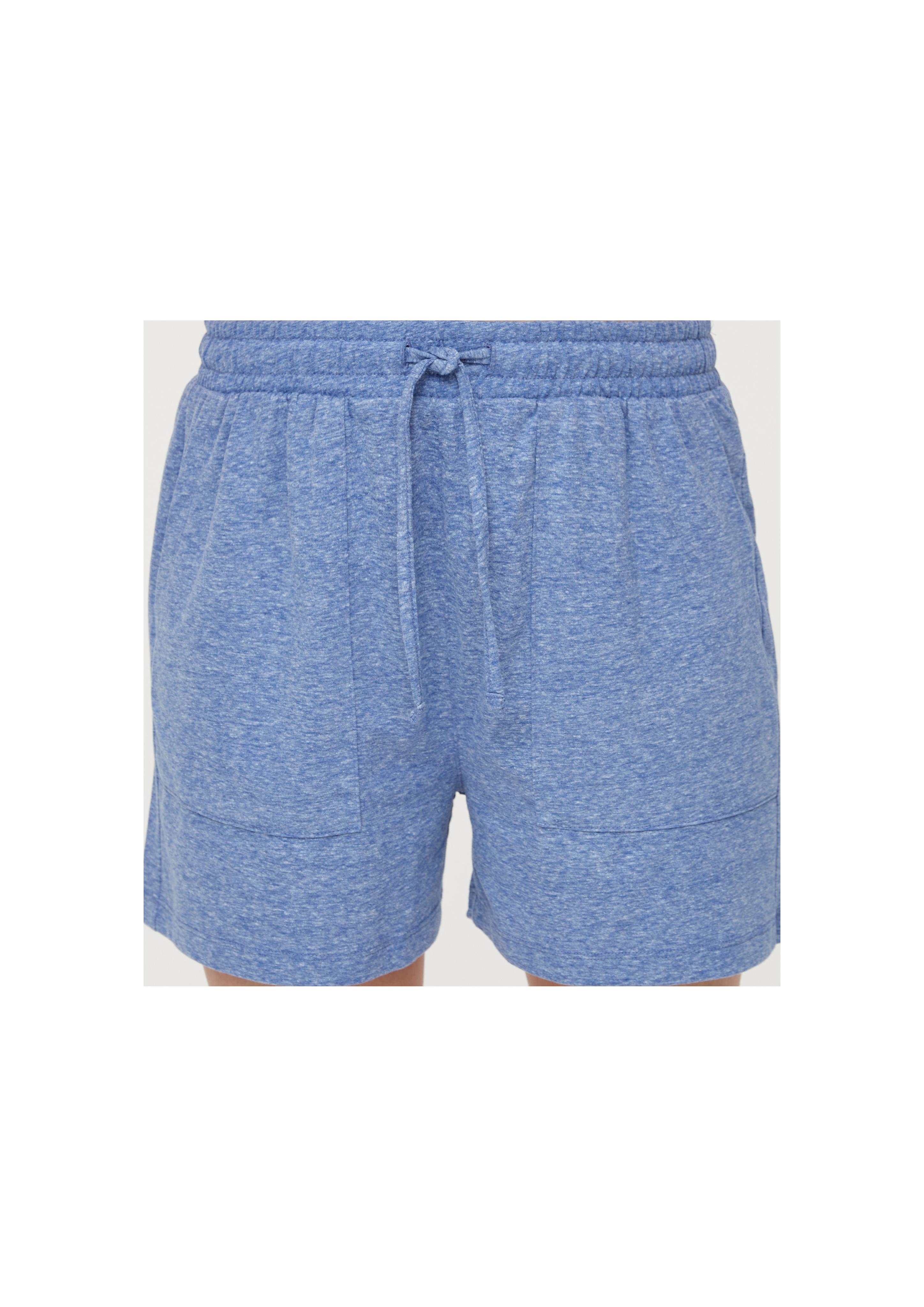 Regular: Melierte Shorts aus Baumwollmix  2132037-56W9
