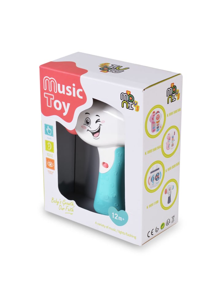 Moni Musikspielzeug Babyhammer in blau günstig kaufen onesize