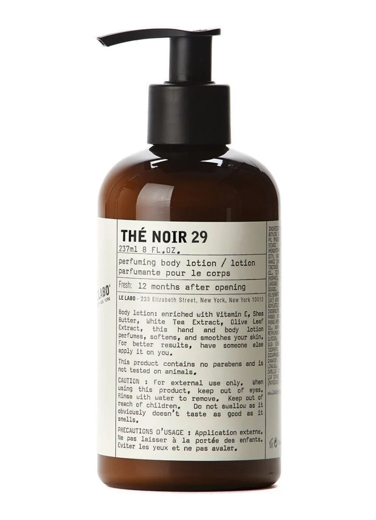 Le Labo Thé Noir 29 lozione mani e corpo
