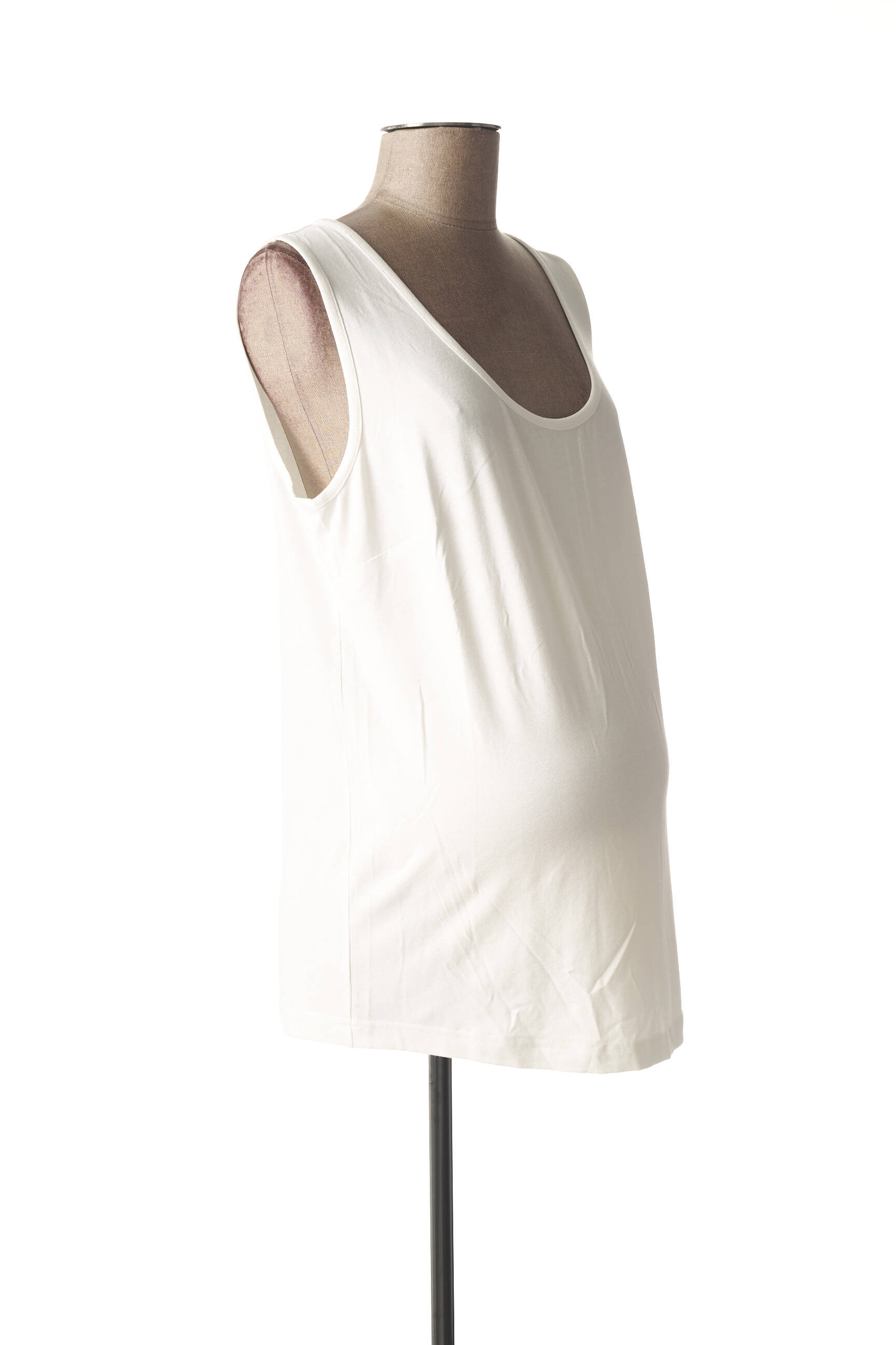 Pas De Deux Tshirtstops Maternite Femme couleur blanc