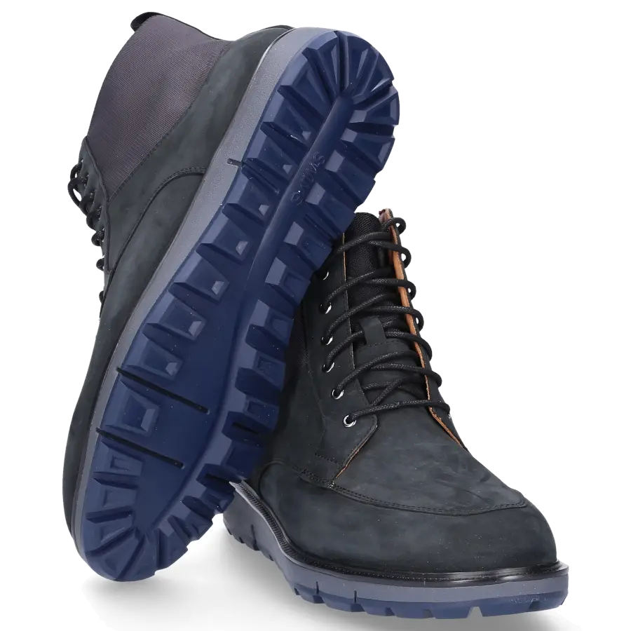 Swims - Schnürschuhe MOTION COUNTRY BOOT Veloursleder - schwarz