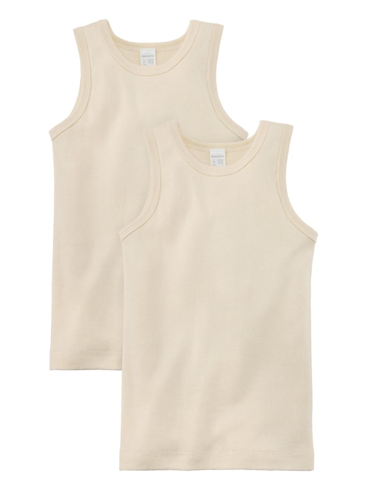 Hessnatur Achselshirt 2er-Set in natur günstig kaufen