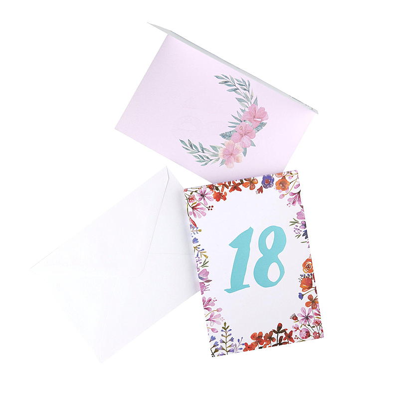 Kort gratulerer, 18 år