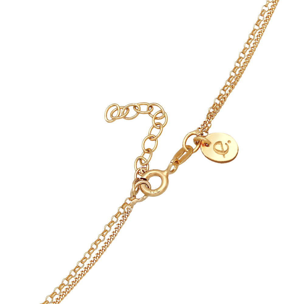 Elli PREMIUM Elli PREMIUM Collier Femmes Couches pièce boho avec perles d'eau douce en argent  collier