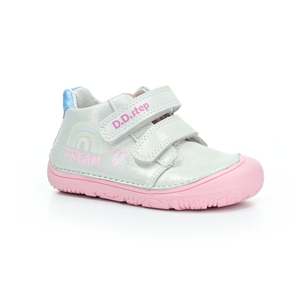 D.D.Step S073-41578A silberne Ganzjahres-Barfußschuhe
