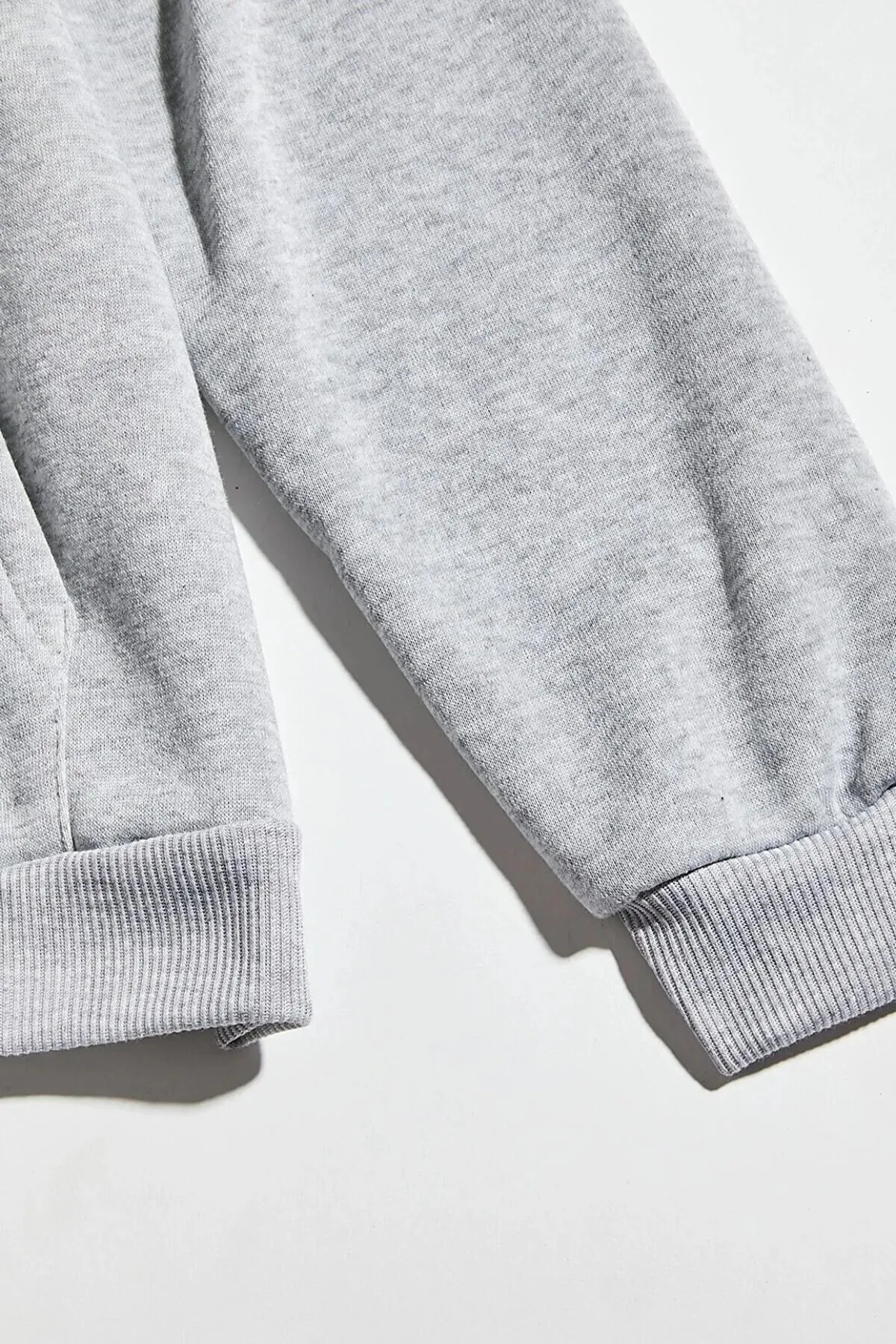 MODAGEN  Graues Unisex-Kapuzenpullover mit New-Jersey-Aufdruck in Übergröße