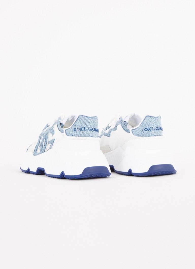Dolce & Gabbana sneaker with leather and denim details