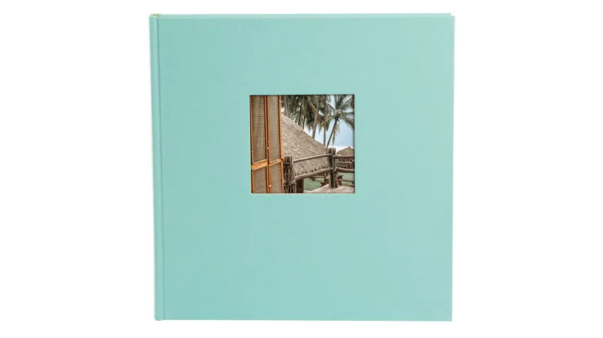 goldbuch Fotoalbum Bella Vista aqua 30x31 cm mit 60 weiße Seiten