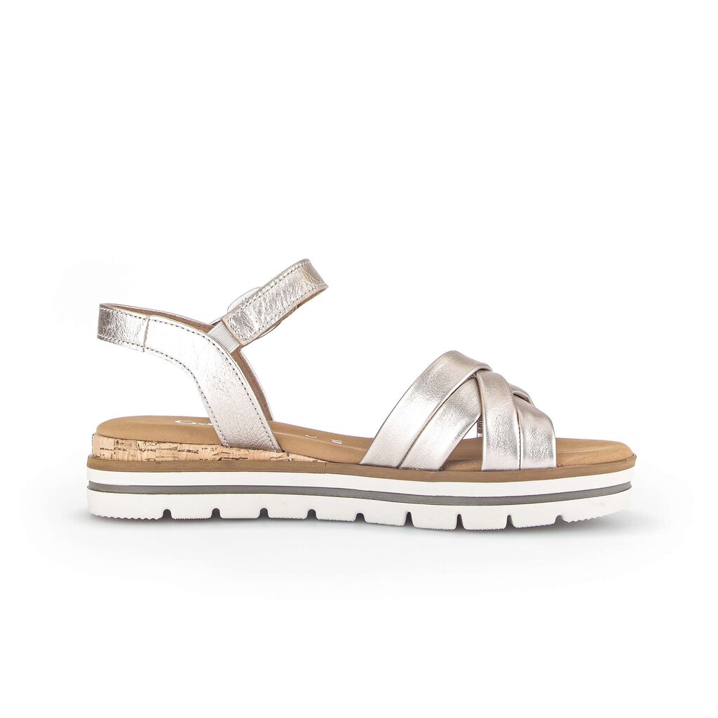 Gabor comfort Keilsandalette gold