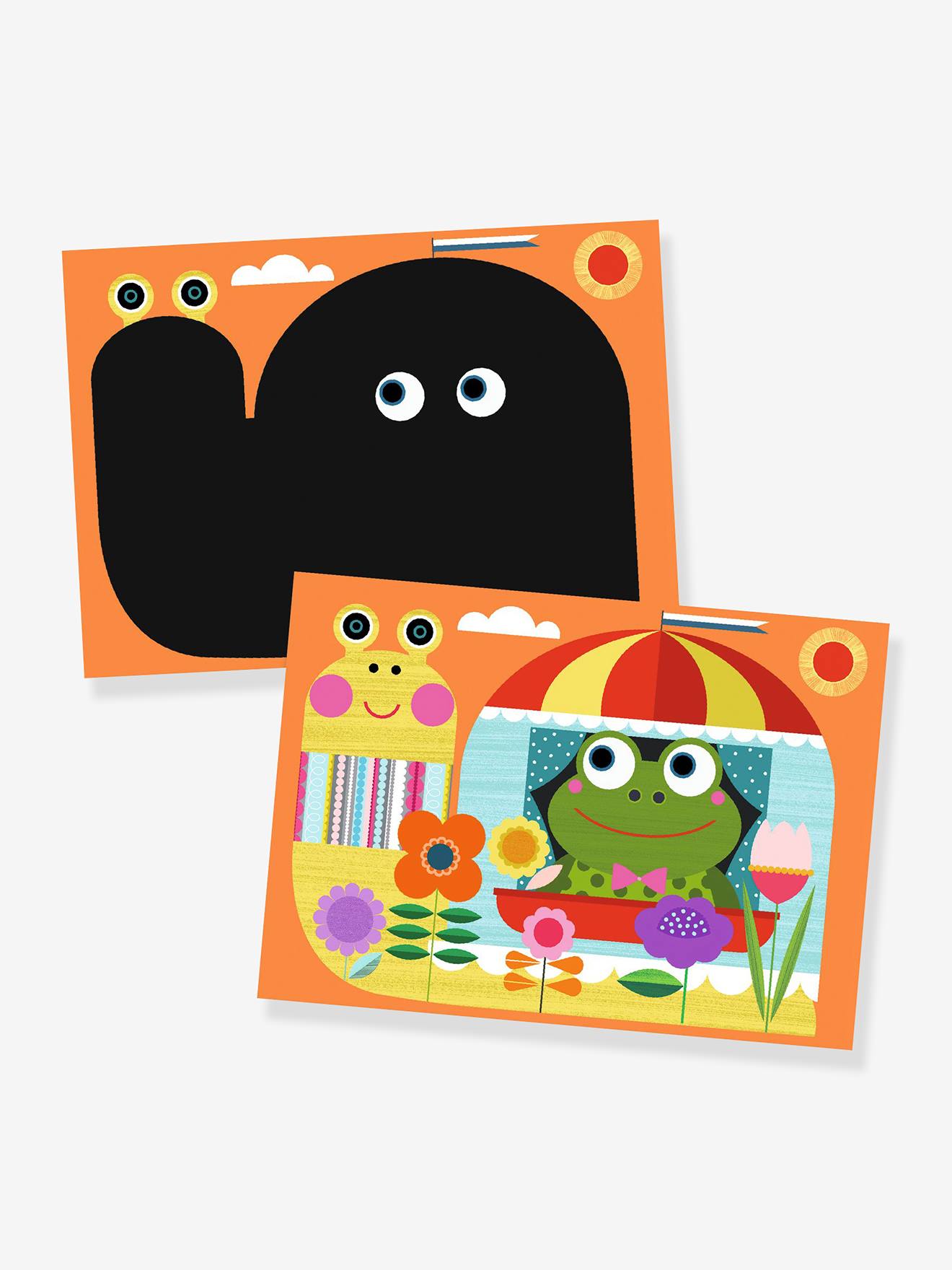 Djeco Kinder Kratzbilder-Set Lustige Entdeckungen DJECO - mehrfarbig