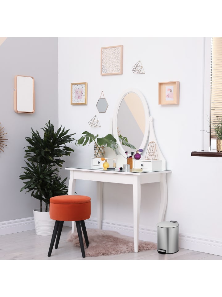 relaxdays Kosmetikeimer in Silber - 5 l günstig kaufen onesize