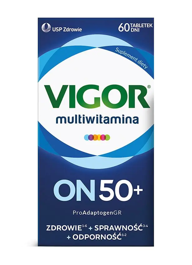 Vigor Multivitamin za osobe starije od 50 godina, set vitamina i minerala, tablete