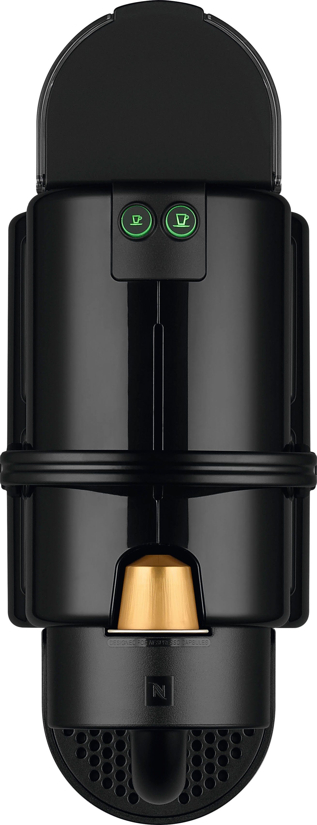 Nespresso Kapselmaschine Inissia EN 80.B von DeLonghi, Black, inkl. Willkommenspaket mit 7 Kapseln