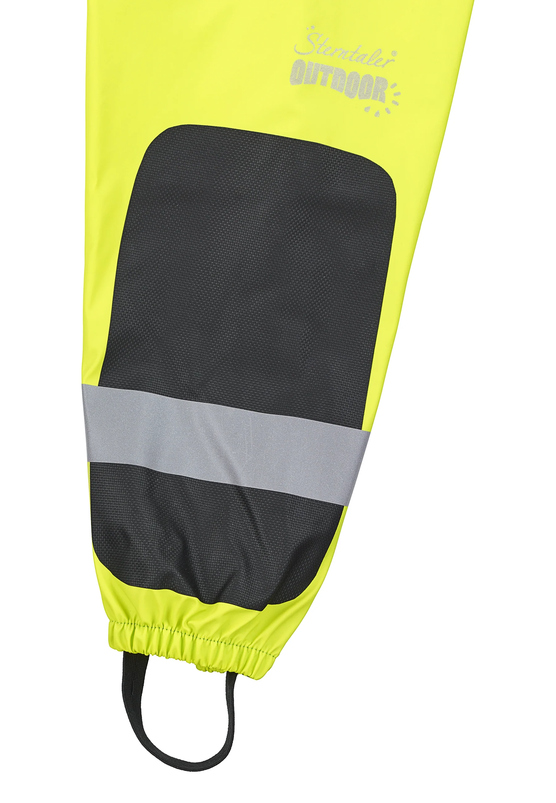 Funktions-Regenhose mit Trägern und Reflektoren